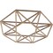 Ekena Millwork Guardian Wood Fretwork Pierced Ceiling Medallion, Red Oak, 18"OD x 7"ID x 3/8"T CMWP18X18X0375GDRO - alternate 4